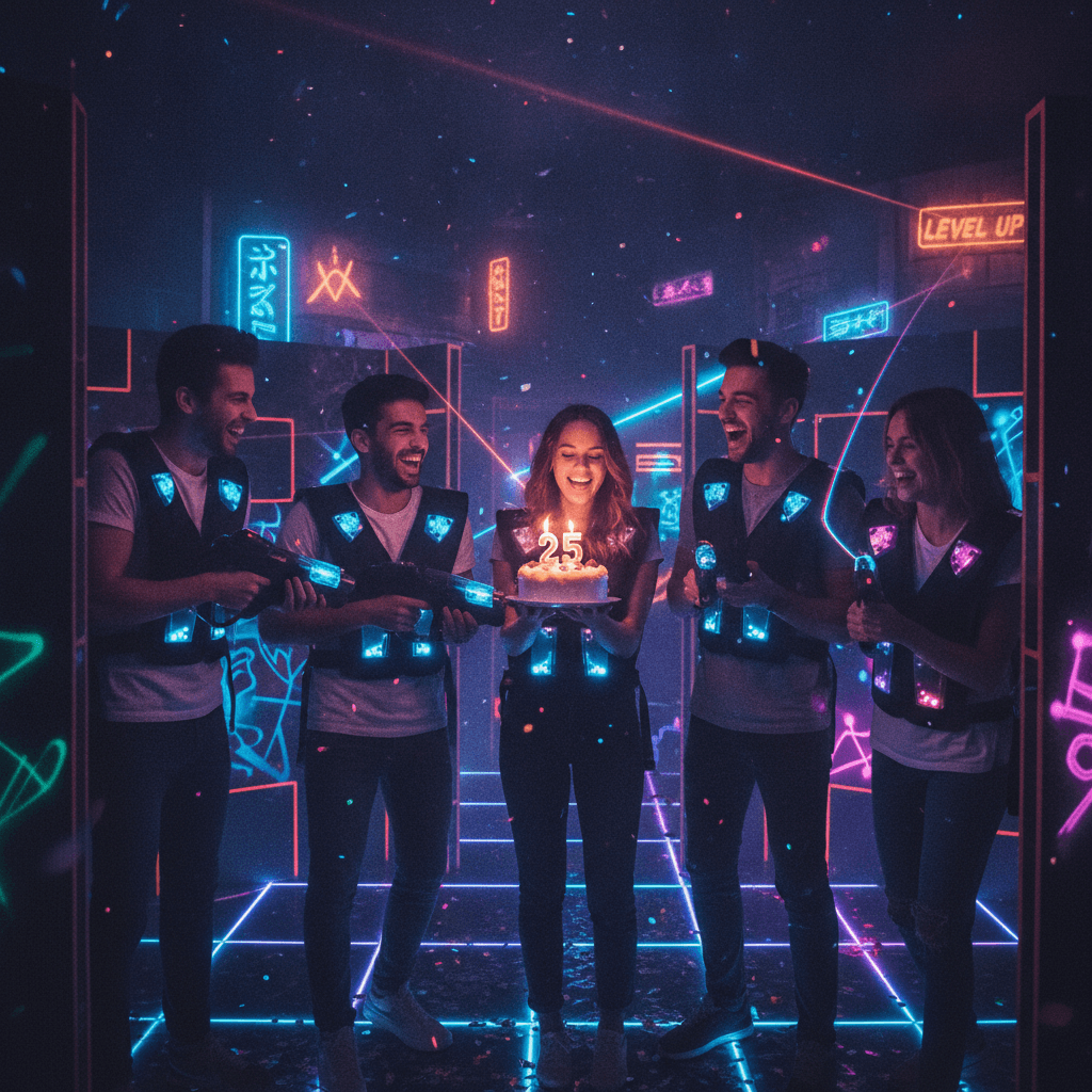 Festa di compleanno laser tag Milano